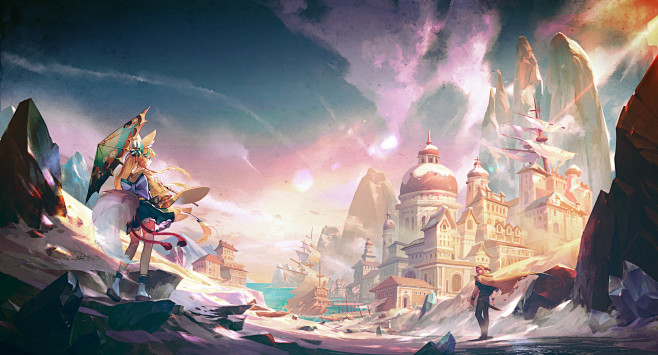 万象物语泉悬念海报