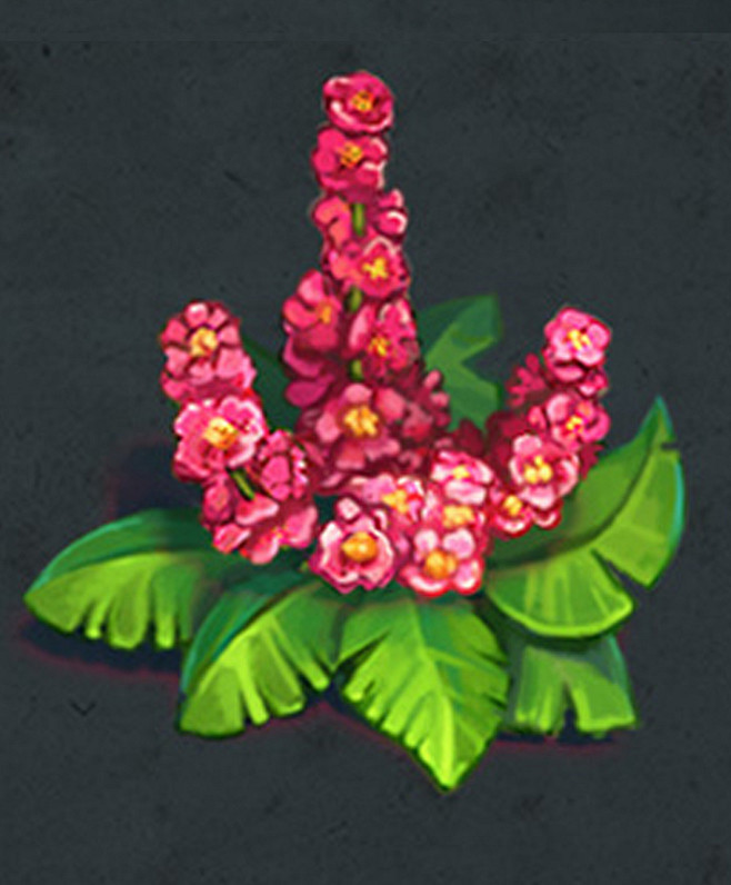 16:02:15场景植物,植物,q版植物c场景原画小星星设计~该采集也在以下