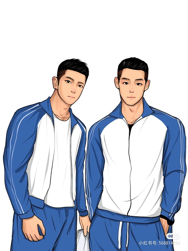 男生插画