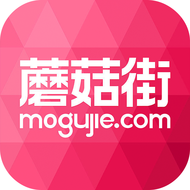 蘑菇街appicon图标logo扁平