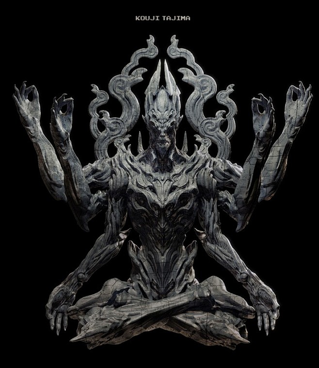 28 22:08:20kouji tajima artg多足多手怪被搁浅的船~同采自koujiart