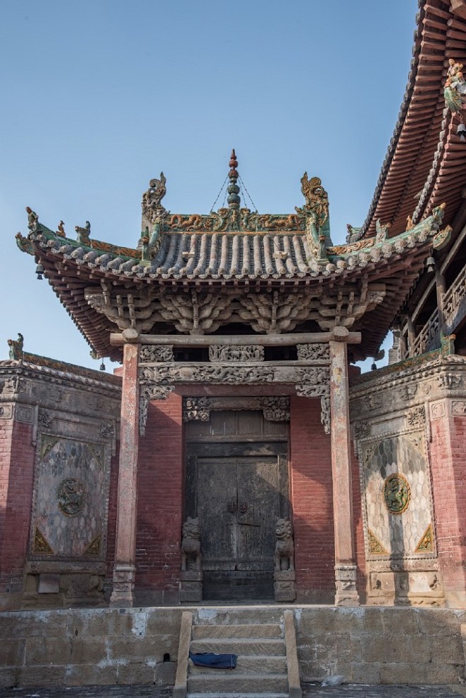 山西晋东南崔府君庙全国少见的高台建筑群以金代山门最古676767