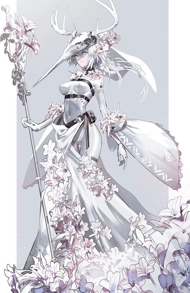 半厚涂立绘机械娘