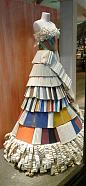 Book dress in an Anthro window display! Photographed by Lynn Byrne (via @Anthropologie twitter.com/...)