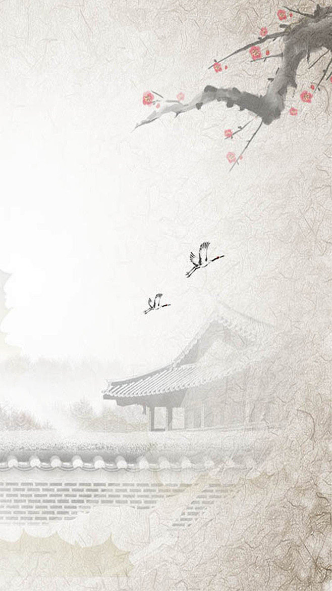 水墨古风背景素材