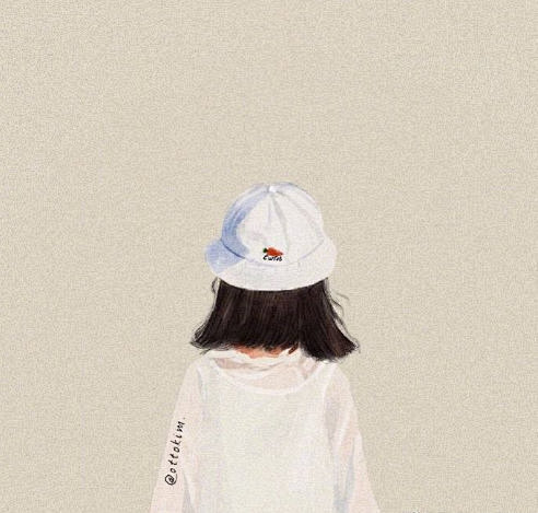 插画家ottokim笔下的女孩背影系列67676767