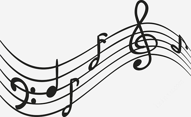 卡通音符图标页面网页平面电商创意素材