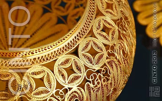 燕京八绝之金丝镶嵌工艺品