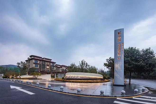 入口景墙水景奥园北京源墅
