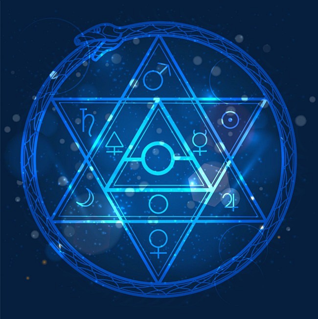 13 16:37:19高清手绘光效符文图片png魔法阵踩在雨滴上同采自yuansuxi