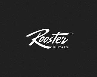 roostez字体设计字体设计艺术字r字母英文标志黑白色商标设计图标图形