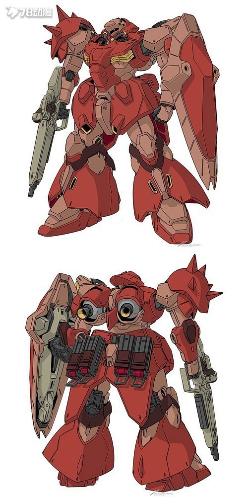 剧场版动画高达闪光的哈撒韦机设更新古斯塔夫陆战杰刚a型治安部队机