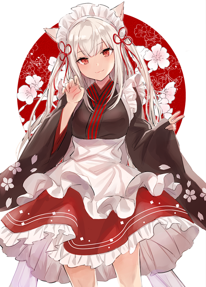 猫耳 少女 女仆装二次元宝宝酱·该采集也在以下画板加载更多