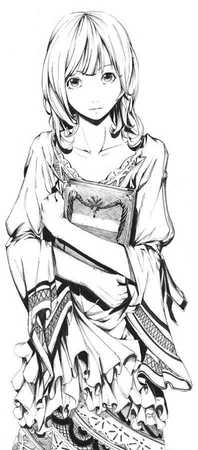 壁纸# #背景图#女孩 古典古风插画手绘绘画 清新手绘插画素材教程 有