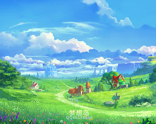 梦想岛美术作品