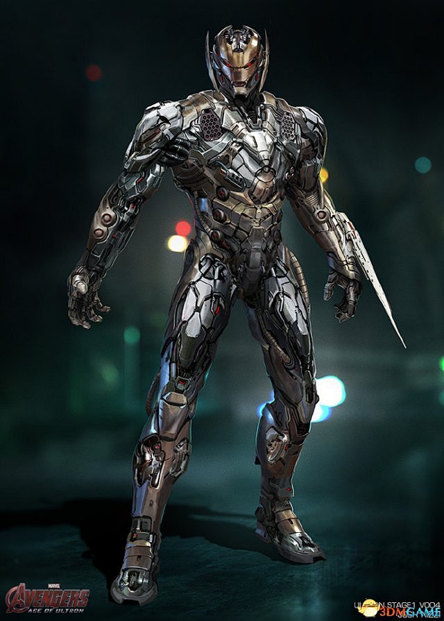 钢铁侠原本竟长这样复仇者联盟2原始概念图www3dmgamecom