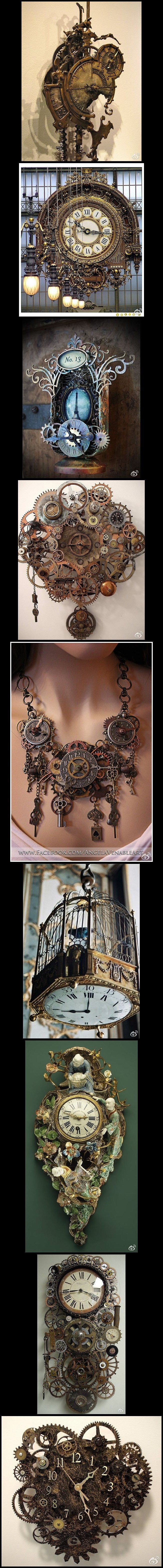 装置蒸汽朋克表别具一格的蒸汽朋克风的钟表金属饰品精致之余又彰显