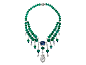 卡地亚顶级珠宝系列祖母绿项链