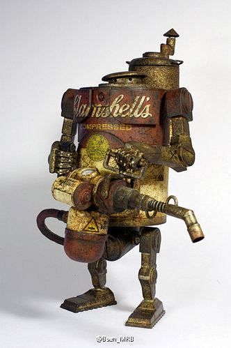 designertoys酷机械美学机器人蒸汽朋克