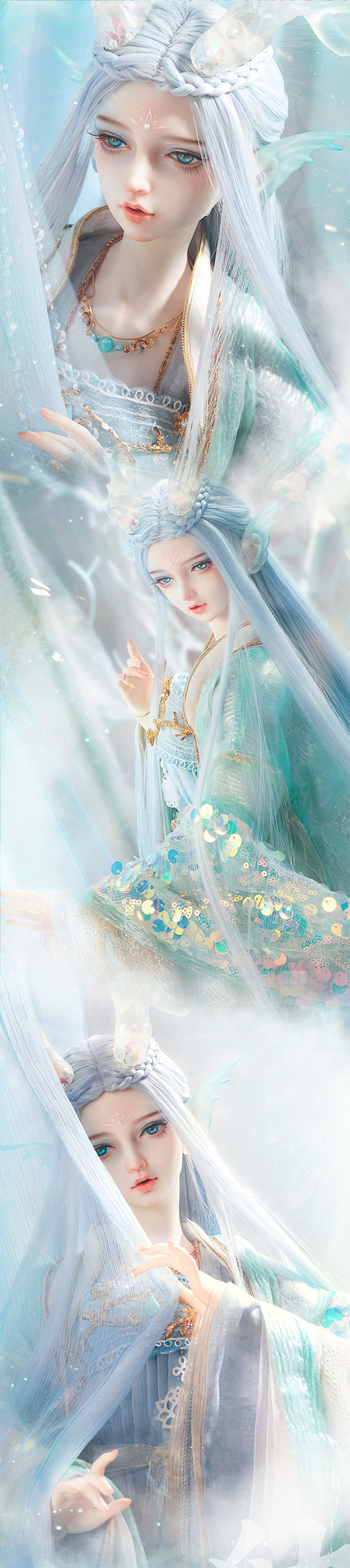 龙魂人形社上古传说龙女纨绮衫3分大女古风bjd娃娃上古传说龙魂系列