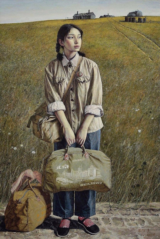 刘孔喜油画青春纪事