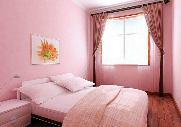 暖色系列超小卧室装修效果图