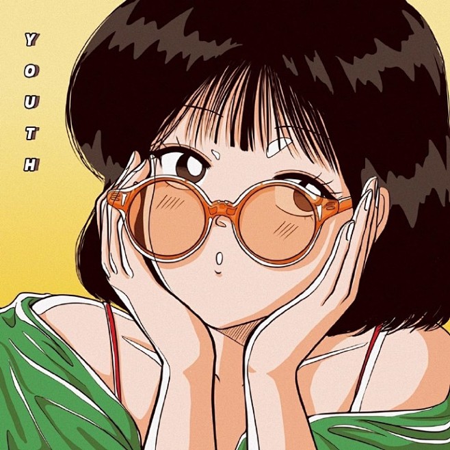 复古昭和风少女漫画