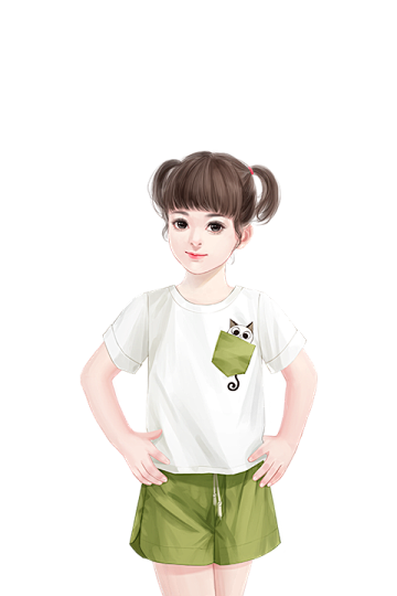 双马尾女童常装540