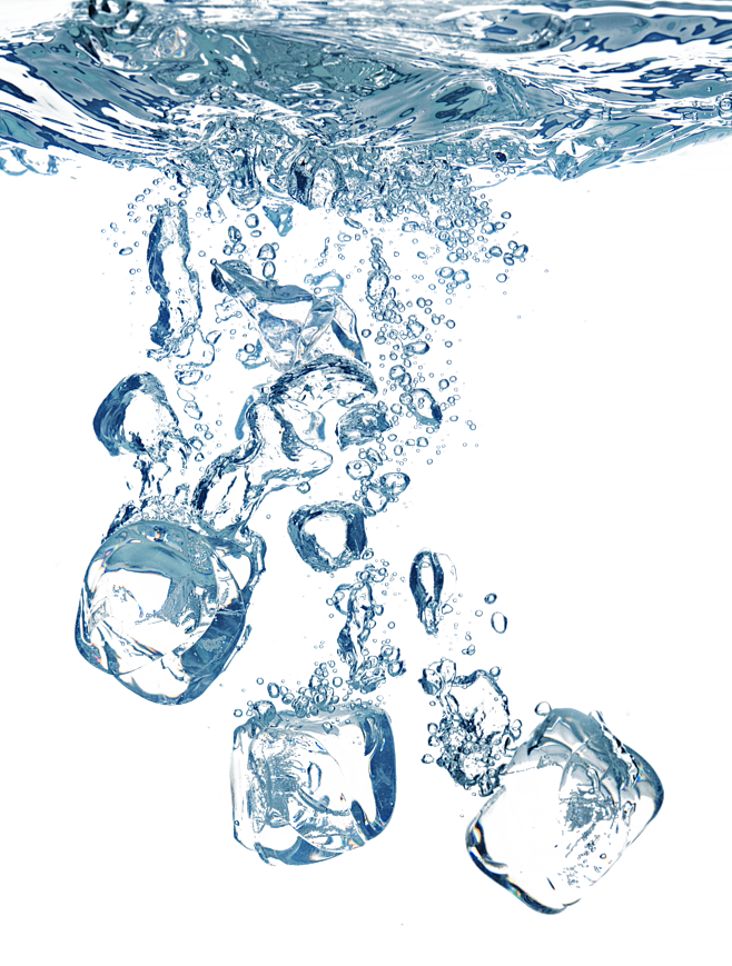 png透明背景素材水滴水形状创意水形状水素材冰块