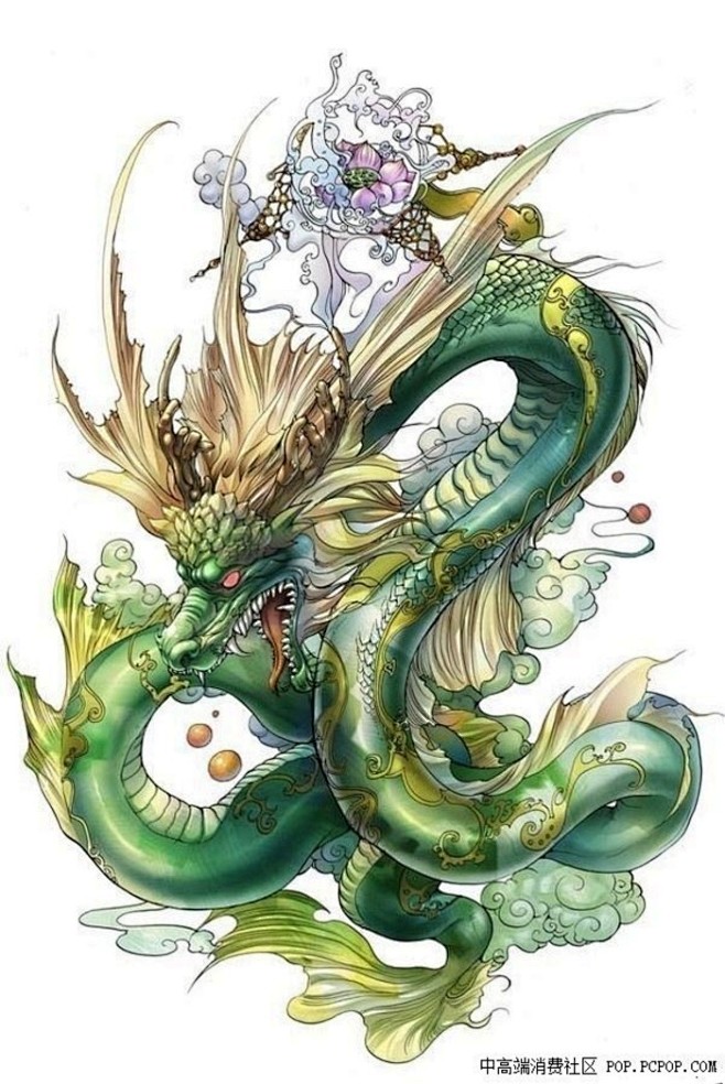 《青龙》 青龙,亦作"苍龙",古代神话中.