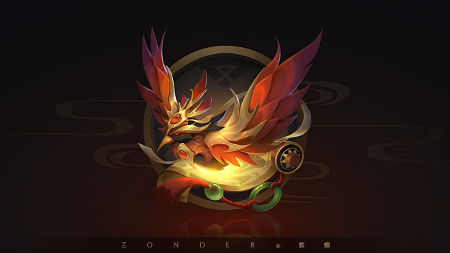 金乌藏娇金乌鸟