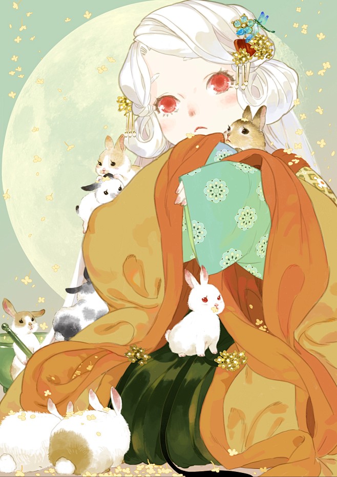 设计芝士从阿南请吃鸡转采于2020-12-19 12:22:20夏达插画_国潮