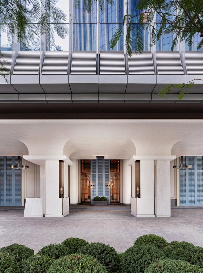 线性灯深圳湾andaz安达仕酒店室内灯光设计餐厅