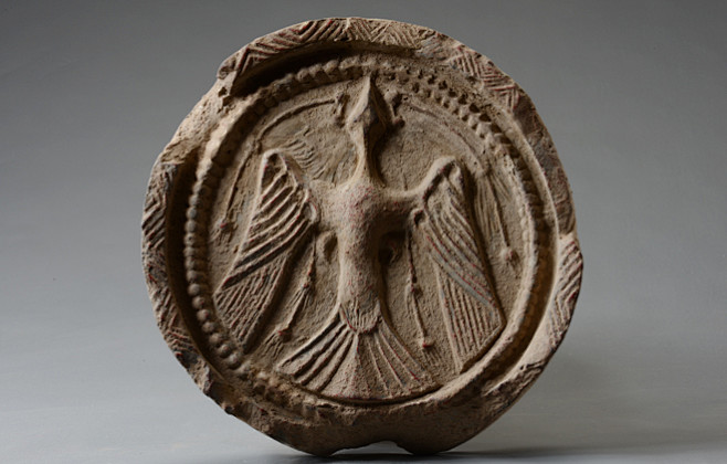 汉金乌神鸟瓦当西安市北郊汉长安城汉武帝延寿宫遗址出土秦砖汉瓦博物