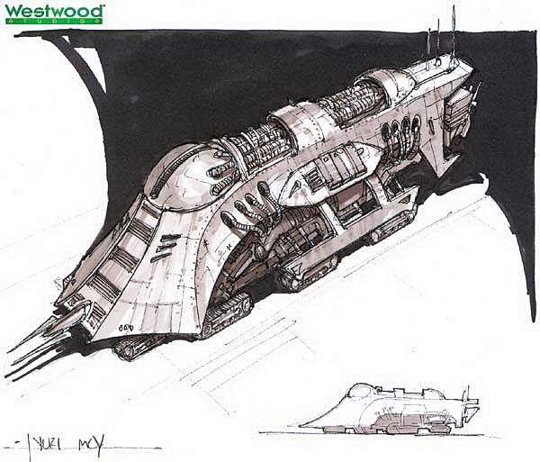 红色警戒2原画欣赏之车辆系列