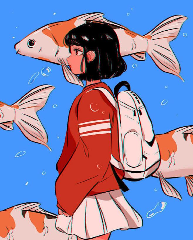 擅长画各类可爱女孩子丨插画师stephanie67676767