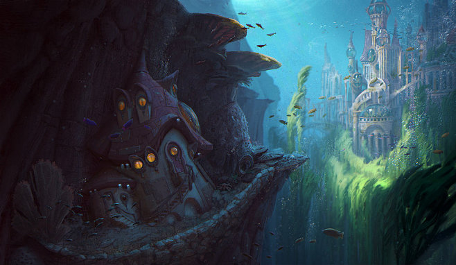 海底# #城堡# grandfathe.