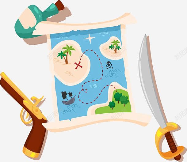 出海寻找宝藏高清素材元素页面网页平面电商创意素材png素材