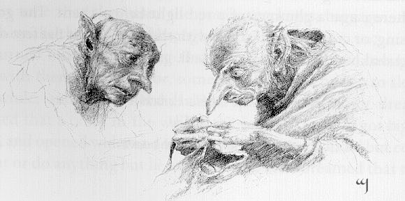 指环王 插画大师:alan lee 艾伦·李 《魔戒》全集插画