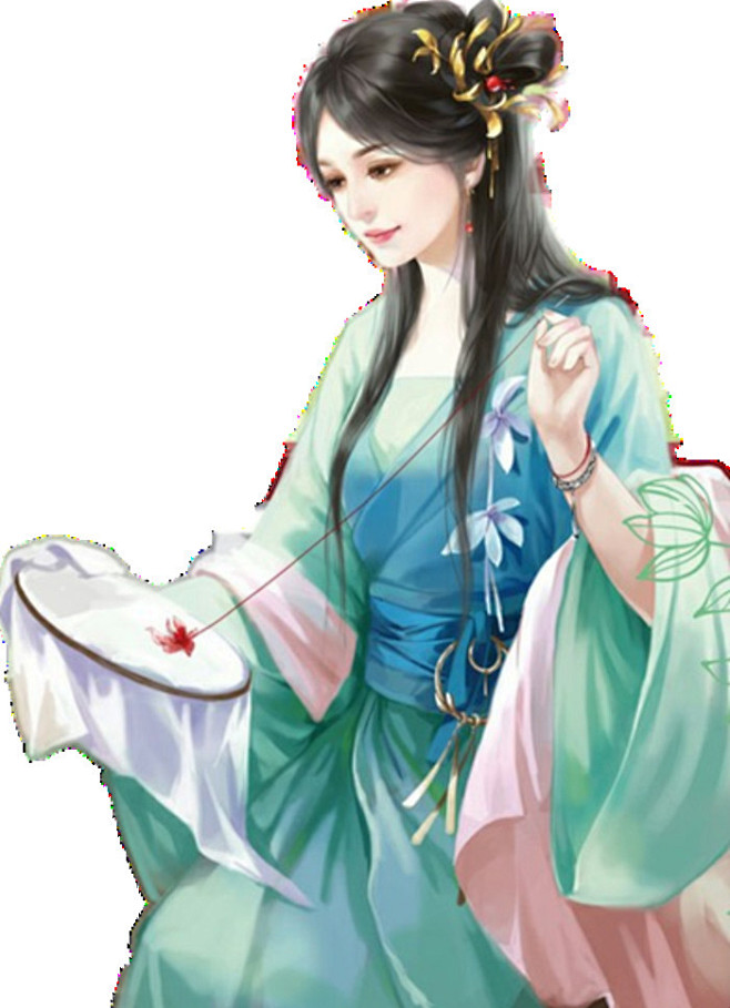 古风手绘插画唯美立绘