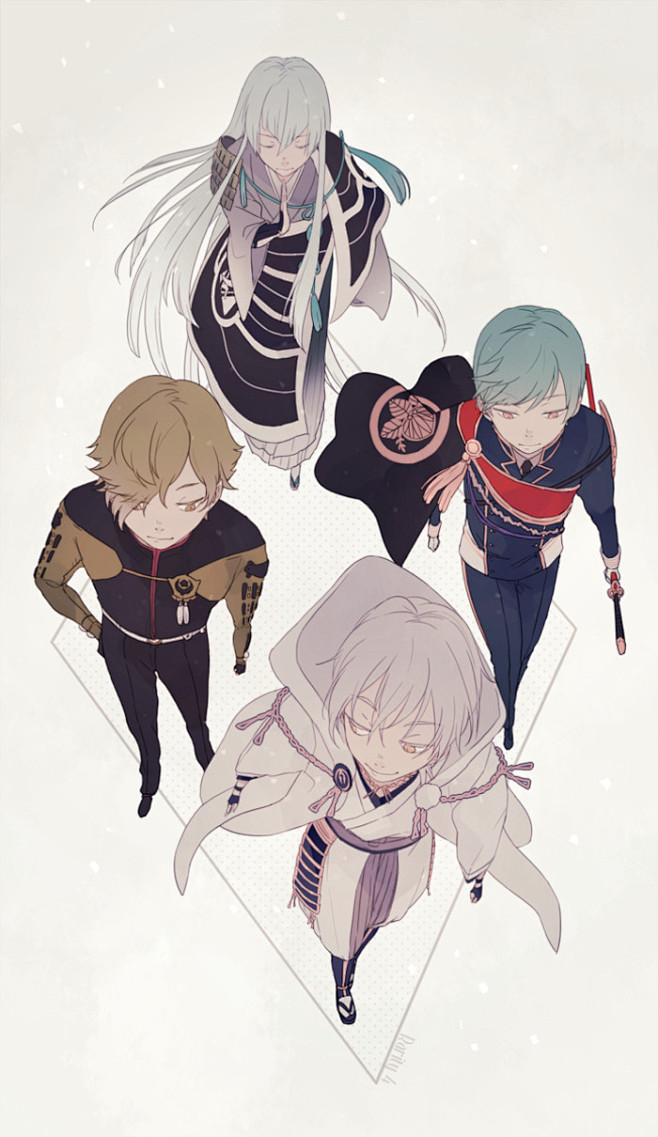 23:14:15刀剑乱舞 俯视 多人动作ktlm154a同采自www