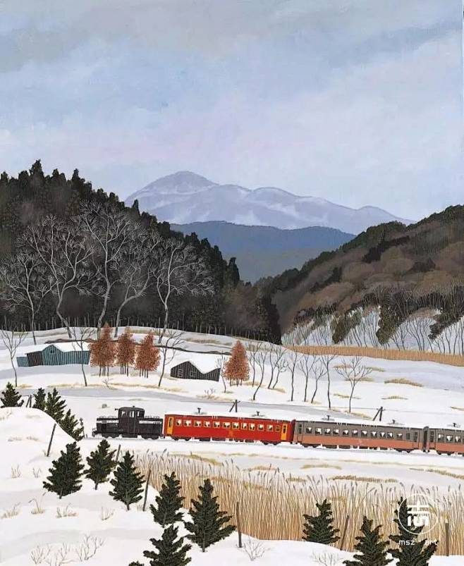 【日本著名画家原田泰治作品欣赏】 br/.