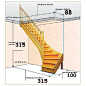 loft閣樓樓梯二樓樓梯尺寸解析圖木結構l型轉角式設計參考