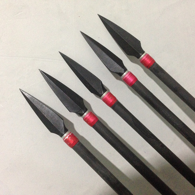 柳叶仿古冷兵箭头碳素箭玻纤箭弓箭专用箭头狩猎箭头反区弓复合弓