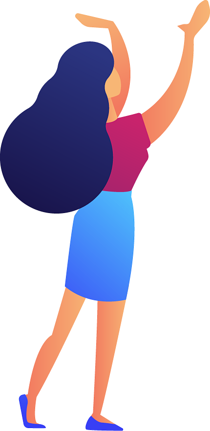 扁平化ui人物插画png免抠图