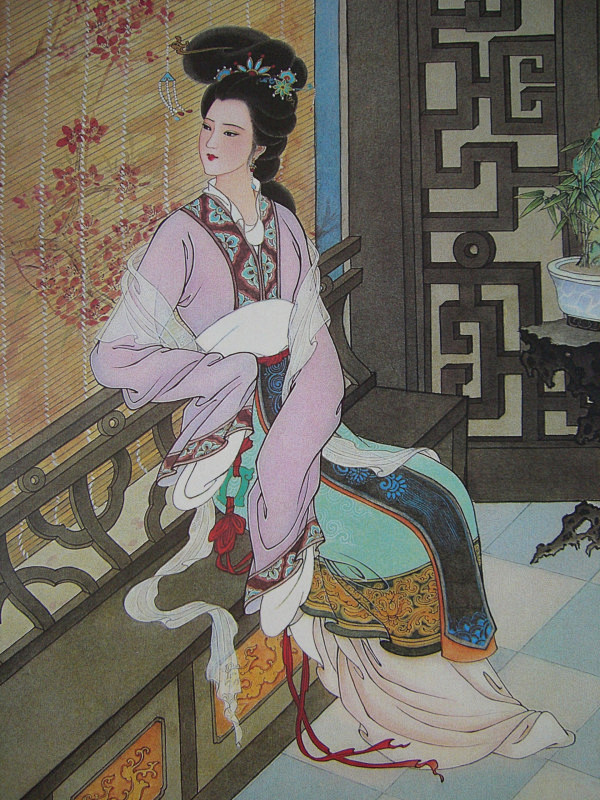 工笔仕女人物