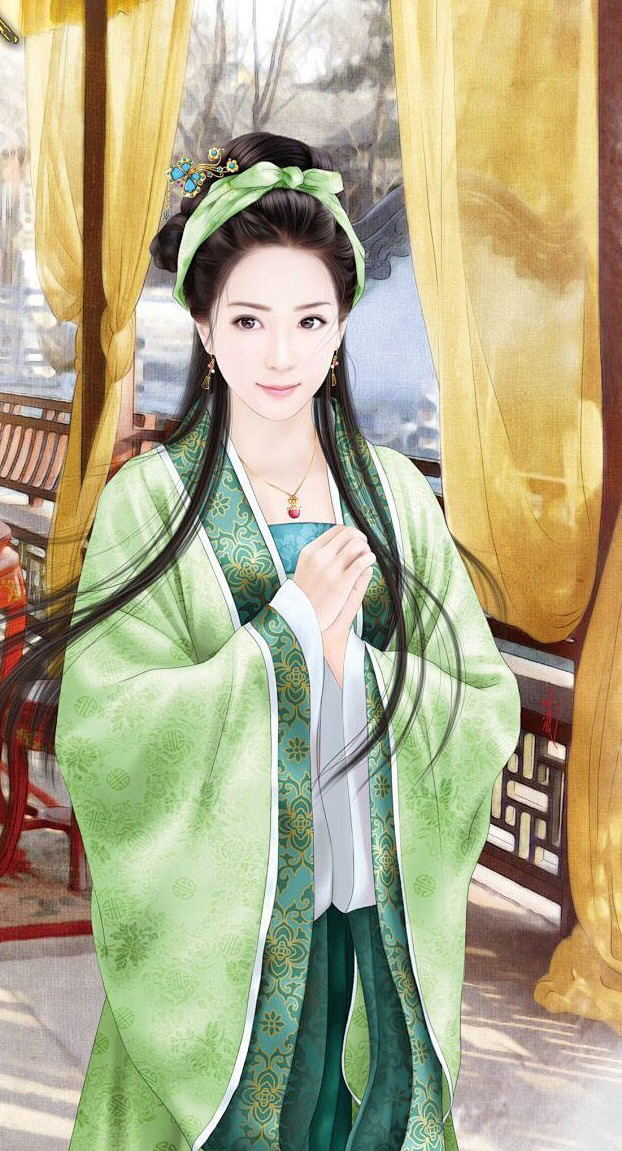 古风手绘美人言情柳青眉绘