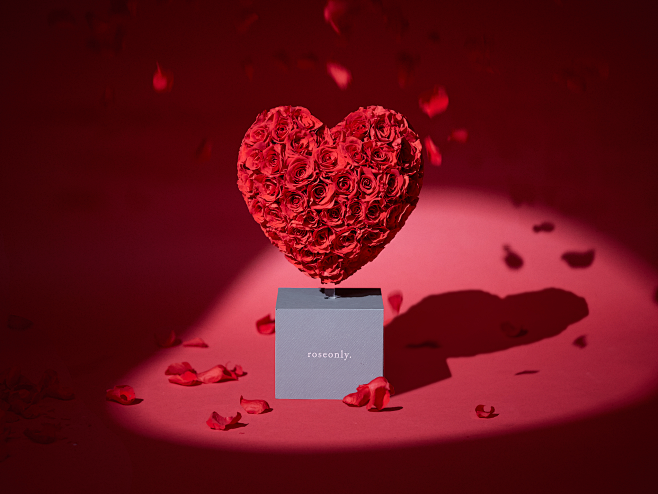 roseonly立体心永生玫瑰