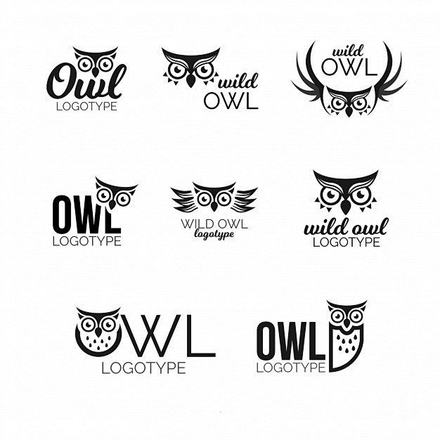 猫头鹰logo标志矢量图素材