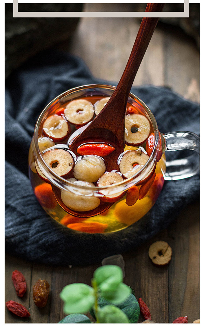 桂圆红枣枸杞茶补气血茶养生茶女人红枣茶双补美容养颜茶组合花茶-淘